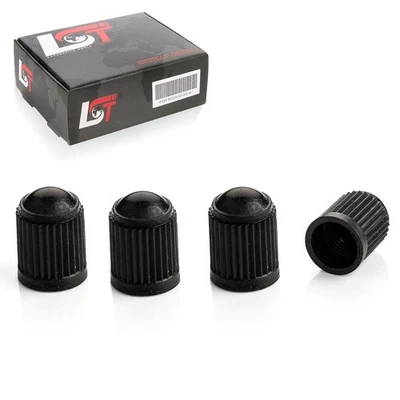 4x Tapas de válvula Cubierta de válvula de neumático Plástico negro para Honda Foto 1 de 4