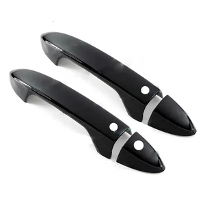 For 13-17 Honda Accord Coupe Glossy Black Side Smart Door Handle Covers Trims - Bild 1 von 3