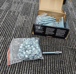 (QTY 50) PowerPro Hillman 371930 3/8X3" Keilanker SD1 Zink für Beton - Bild 1 von 10