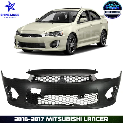 Front Bumper Cover Fascia & Grille Assembly For 2016-2017 Mitsubishi Lancer - Image 1 of 4