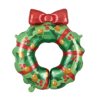 Guirnalda de Navidad Globo Fiesta Decoración Helio/Aire Auto Sellado Lámina Brillante Foto 1 de 4
