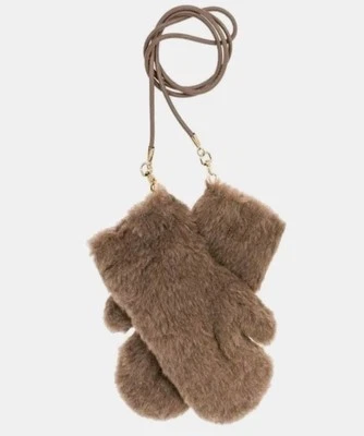 Max Mara Iconic варежки плюшевые Camel L - Изображение 1 из 4