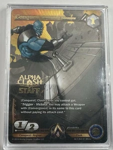 Alpha Clash Conquest, Exploiting Enemies – Staff Promo – Clashgrounds AC4-069 NM - Picture 1 of 2