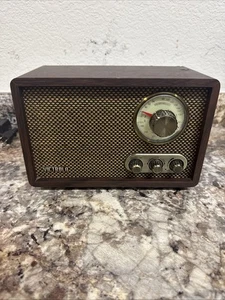 Victrola Willow VRS-2800 Retro Wood Bluetooth FM/AM Radio Espresso Rotary Dial - Picture 1 of 13