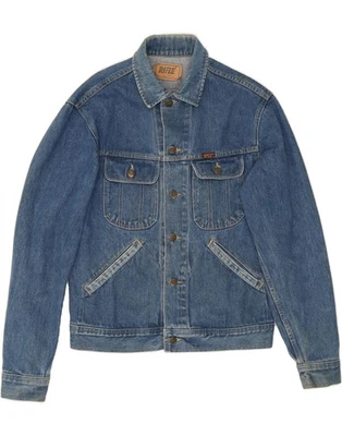 Chaqueta de mezclilla RIFLE para hombre Reino Unido 36 pequeña azul algodón NL11 Foto 1 de 4