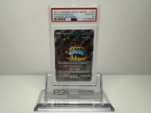 2017 Pokemon Sun & Moon Crimson Invasion 105 Full Art Guzzlord Gx PSA 10 - Picture 1 of 6