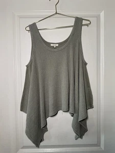 Brandneu Staffelei strukturiertes Baumwollgaze Tanktop Größe Small #Strickwaren - Bild 1 von 5