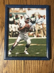 Dan Marino handsigniertes Bild im Rahmen 8,5 x 10,5 - Bild 1 von 3