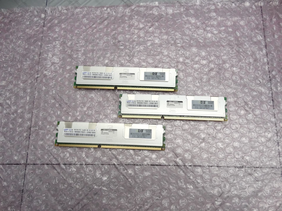 Samsung 12GB (4GBx3) PC3-10600R-09-10-E0-P0 ECC Memory RAM M393B5170DZ1-CH9 - Image 1 of 4
