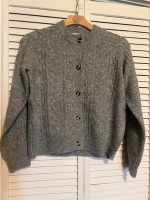 Suéter Cárdigan AVENTURA Para Mujer Talla Grande L DELANEY Mezcla de Lana NUEVO $139 Foto 1 de 4