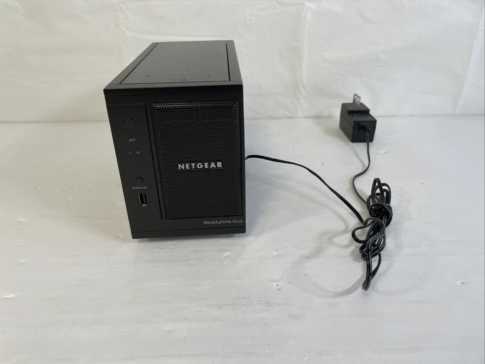 Netgear RND2150 ReadyNAS Duo 2-Bay Netzwerkspeicher mit Netzteil - OHNE HDD's - Bild 1 von 4