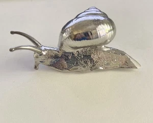 Ikea Vinter 2018 chrom glänzend silber Schnecke Käfer Schnecke Deko 204.007.14 - Bild 1 von 3