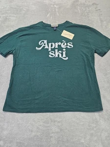 Neu Universal Thread Herren Grafik T-Shirt Apres Ski Grün Größe LG - Bild 1 von 2