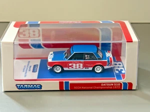 TARMAC WORKS 1:64 DATSUN 510 SCCA NATIONAL CHAMPIONSHIP 1973 JIM FITZGERALD - Picture 1 of 2