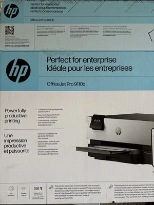 HP OfficeJet Pro 9110b Color Inkjet Printer - Image 1 of 4