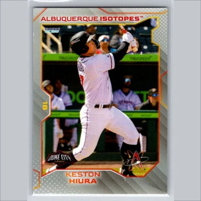 Keston Hiura Team Set 2025 Choice #23 Albuquerque Isotopes Card - Image 1 of 3