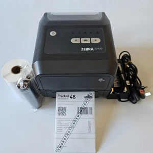 Zebra ZD420 Thermotransfer Netzwerk Etikettendrucker Netzteil USB 250 4x6" Etiketten 82 - Bild 1 von 22