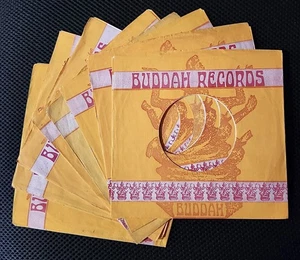 Buddah 45 Sleeves Lot of 8 VG+/EX - Picture 1 of 1