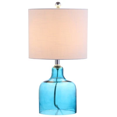JYL1027A Gemma 19" Glass Bell LED Table Lamp, Coastal, Cottage, Transitional,... - Image 1 of 4
