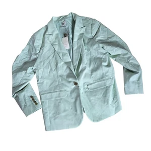 A New Day Damen Blazer Größe 18 Mintgrün Einknopf Karriere Freizeit - Bild 1 von 10