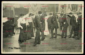 The Veleta, Edwardian Ballroom Dancers, A.F. Brown Leicester RPPC Postkarte - Bild 1 von 2