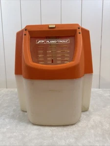 Vintage Orange Plano Troll Live Bait Fishing Bucket P800 - 1980’s - Picture 1 of 17