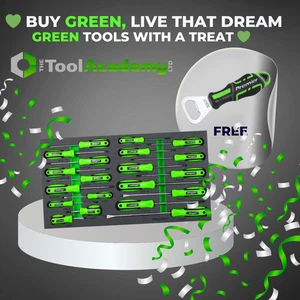 SIEGEN SEALEY 20pc MIXED Screwdriver Set Tool Foam Tray + FREE BOTTLE OPENER - Picture 1 of 5