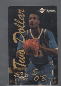 ED O'BANNON 1995 Classic Assets Gold $2 Two Dollar Phone Card NNO UCLA 4087/7741