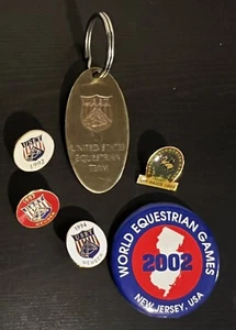 USET Teammitglied 92' 93' 94' & World Eques Games Anstecknadeln 1994 2002 - Schlüsselanhänger - Bild 1 von 3