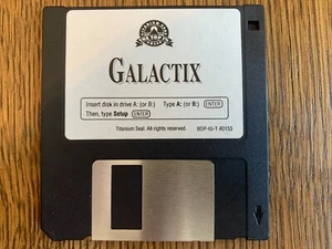 GALACTIX GAME PC MS-DOS COMPUTER 3,5" ZOLL DISKETTE(N) NEAR MINT GETESTET - Bild 1 von 2