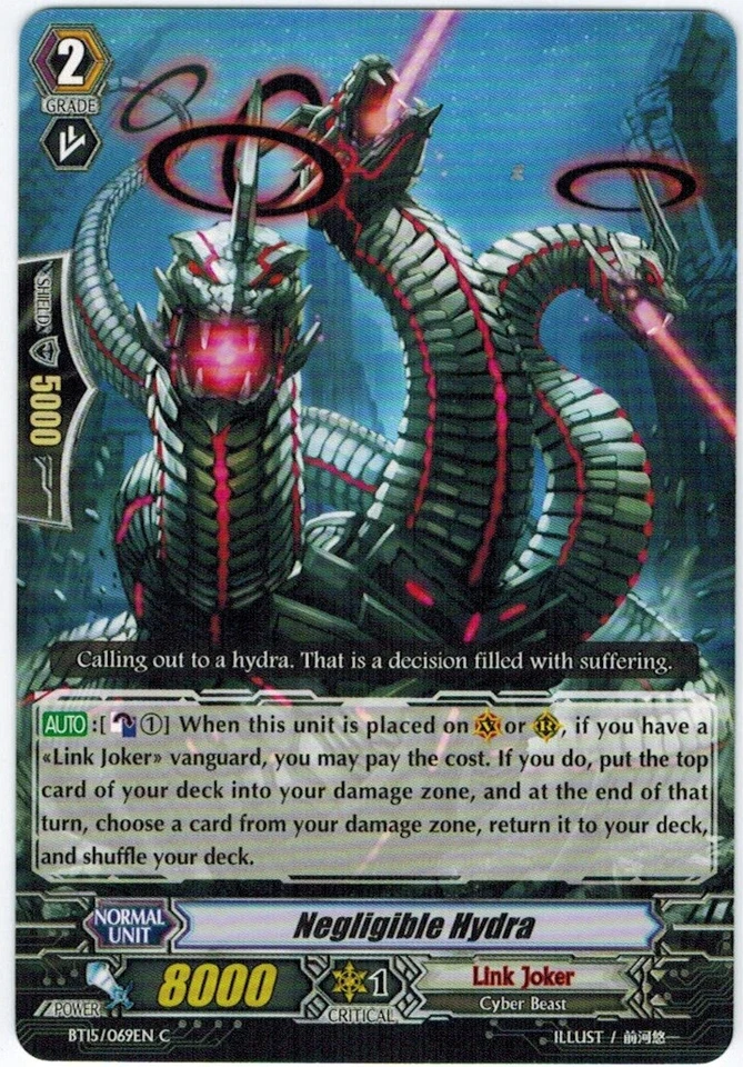 4 x Negligible Hydra - BT15/069EN - C Near Mint / Mint, English - Image 1 of 1