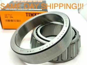 TIMKEN 25580/25520 Tapered Wheel Bearing Cup & Cone 1-3/4" Bore Trailer SET A52 - Picture 1 of 4