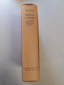 PARINI POESIE E PROSE - Riccardo Ricciardi 1960 - Foto 1 di 8