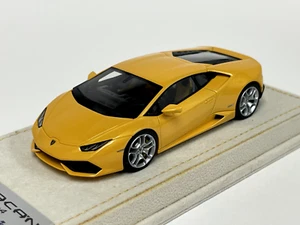 1/43 Looksmart Lamborghini Huracan LP 610-4 in Midas Yellow LS426B CF010 - Picture 1 of 5