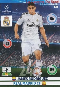 211 JAMES RODRIGUEZ REAL MADRID CARD CHAMPIONS LEAGUE ADRENALYN 2015 PANINI - Picture 1 of 1