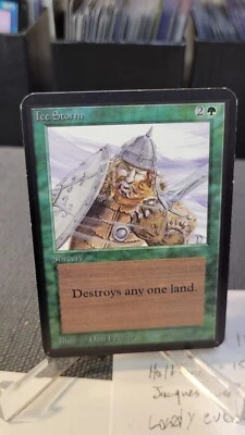 mtg ALPHA ICE STORM LP/NM VHTF! - Image 1 of 2