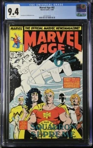 1989 Marvel Comics: Marvel Age "Squadron Supreme" #82 CGC 9.4 Vintage - Picture 1 of 2