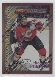 1995-96 Topps Finest Refractor Theoren Fleury #181
