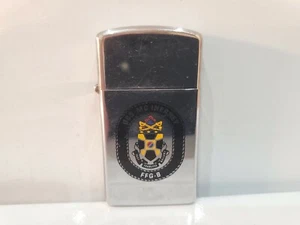 Vintage Zippo Lighter USS Mc Inerney Guided Missile Frigates FFG-8, Perry Class - Picture 1 of 5