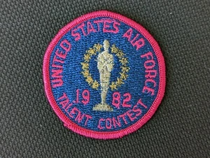 1982 United States Air Force Talent Show Contest Patch 3" AB00137 - Bild 1 von 2