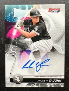 2020 Bowman's Best Best of '20 Autographs Andrew Vaughn - Bild 1 von 2