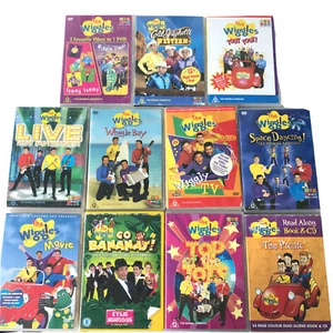 Wiggles DVD Bundle Bulk x11 Original Cast Merchandise 00s First Editions R4 R2* - Bild 1 von 23