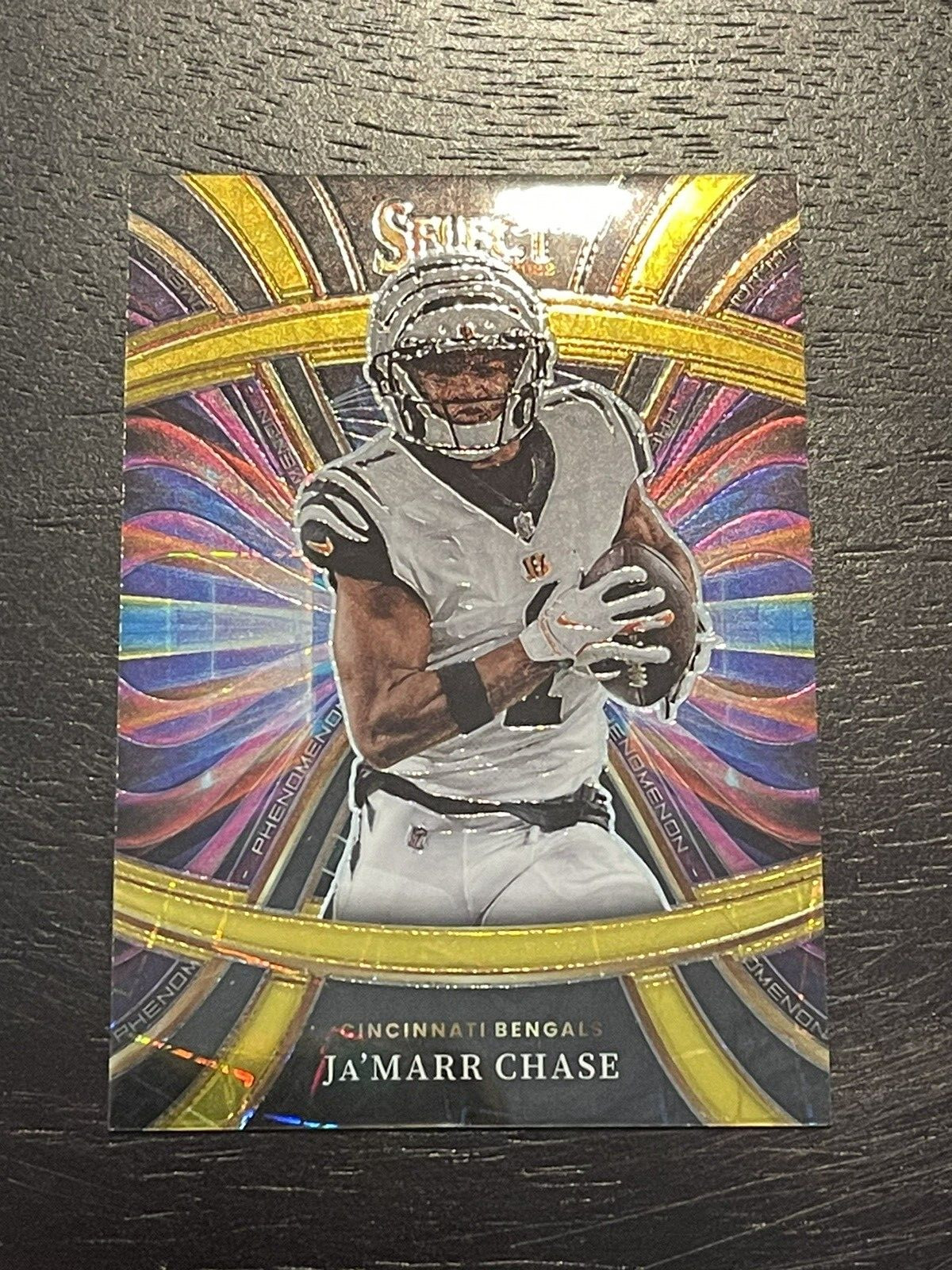2022 PANINI FOOTBALL SELECT Ja'MARR CHASE Phenomenon GOLD /10