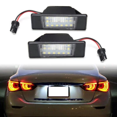 2 Pcs LED License Plate Light Assy Fits For Nissan Juke Versa X-Trail etc. - Image 1 of 4