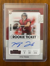 2021 Kyle Trask Contenders On Card Auto Rookie Tampa Bay Rookie QB #121