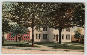 Postcard 1909 Public Schools in Cambridge Springs, PA - Picture 1 of 2