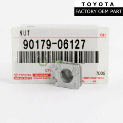 GENUINO TOYOTA 4RUNNER SCION iM iQ LEXUS RX350 MATRÍCULA TUERCA FABRICANTE DE EQUIPOS ORIGINALES 90179-06127 Foto 1 de 4