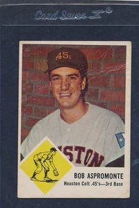 1963 Fleer #037 Bob Aspromonte Colt 45s Poor *12 - Picture 1 of 1