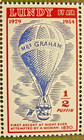 LUNDY 1954 116 ½ PUFFIN SILVER JUBILEE ISSUE - AIR MAIL  -  MNH