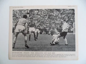 Deutschland-Italien WM 1962 Uwe Seeler Chile Weltmeisterschaft Pressebild 1268 - Bild 1 von 2